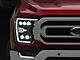 AlphaRex NOVA-Series LED Projector Headlights; Alpha Black Housing; Clear Lens (21-23 F-150 w/ Factory LED Projector Headlights)