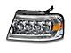 AlphaRex NOVA-Series LED Projector Headlights; Chrome Housing; Clear Lens (04-08 F-150)