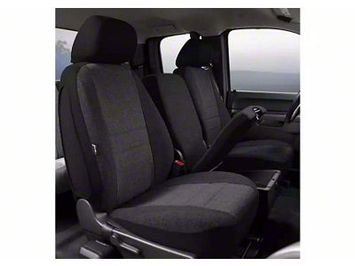 OE Series Front Seat Covers; Charcoal (09-14 F-150 w/ Bench Seat)