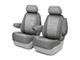 OE Series Front Seat Covers; Gray (15-24 F-150 w/ Bucket Seats)