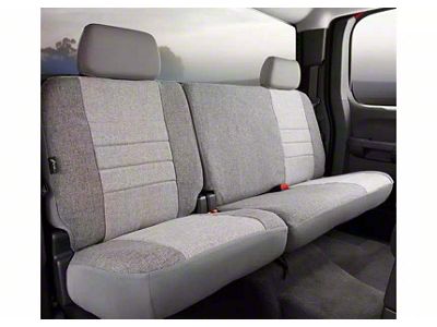 OE Series Rear Seat Cover; Gray (01-03 F-150 SuperCrew)