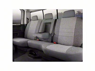 OE Series Rear Seat Cover; Gray (15-24 F-150 SuperCrew)