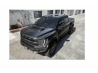 OE Style Hood with Vent; Carbon Fiber (21-24 F-150 Raptor)