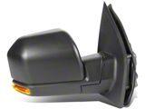 OE Style Manual Heated Mirror; Black; Passenger Side (15-18 F-150)