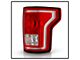 OEM Style Tail Light; Chrome Housing; Red/Clear Lens; Passenger Side (15-17 F-150 w/ Factory Halogen Non-BLIS Tail Lights)