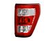 OEM Style Tail Light; Chrome Housing; Red/Clear Lens; Passenger Side (21-23 F-150 w/ Factory Halogen Non-BLIS Tail Lights)