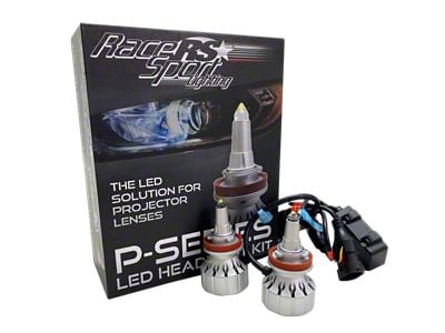 P-Series Projector Perfect Beam 60-Watt LED Headlight Bulbs; High Beam; 9005 (15-23 F-150 w/ Factory Halogen Headlights)