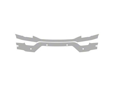 Paint Protection PPF Pre-Cut Kit; Front Bumper with 6-Sensor Cutouts; Gloss (21-23 F-150 Limited)