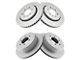 Plain Vented 6-Lug Rotors; Front and Rear (10-11 F-150)