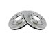 Plain Vented 7-Lug Rotors; Front Pair (99-03 4WD F-150)