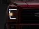 Plank Style Projector Headlights; Black Housing; Clear Lens (15-17 F-150 w/ Factory Halogen Headlights)