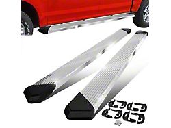 Pleated Running Boards; Stainless Steel (04-14 F-150 SuperCrew)