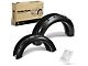 Pocket Rivet Style Fender Flares; Black (04-08 F-150 Styleside)