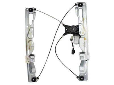 Power Window Regulator and Motors; Rear (09-14 F-150 SuperCrew)