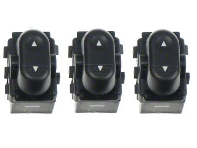 Power Window Switches; Front Passenger Side and Rear (04-08 F-150)