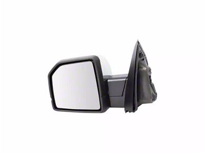Powered Heated Memory Mirror with Blind Spot, LED Spotlight, Puddle Light and Turn Signal; Driver Side (19-20 F-150 w/o 360-Degree Camera)