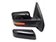 Powered Heated Memory Mirrors with Turn Signal; Paint to Match Black (09-10 F-150)