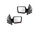 Powered Heated Memory Power Folding Mirrors with Puddle Lights and Turn Signal; Chrome (09-10 F-150)