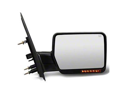 Powered Heated Mirror with Turn Signal; Passenger Side (04-14 F-150)