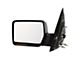 Powered Heated Mirror with Turn Signal; Textured Black; Driver Side (04-06 F-150)