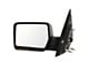 Powered Heated Mirror with Turn Signal; Textured Black; Driver Side (07-08 F-150)