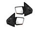 Powered Heated Mirrors with Turn Signal; Textured Black (04-06 F-150)