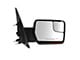 Powered Heated Power Folding Mirrors with Puddle Lights and Turn Signal; Chrome (04-08 F-150)