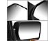Powered Heated Towing Mirror with Amber LED Turn Signal; Black; Passenger Side (04-14 F-150)