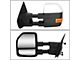 Powered Heated Towing Mirrors with Puddle Lights and Amber LED Turn Signals; Chrome (04-14 F-150)