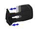 Powered Heated Towing Mirrors; Black (15-18 F-150 w/ 22-Pin Plug)