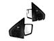 Powered Mirrors with Amber Reflectors; Textured Black (04-14 F-150)