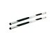 Premier 4 Oval Nerf Side Step Bars with Mounting Kit; Stainless Steel (04-14 F-150 Regular Cab)