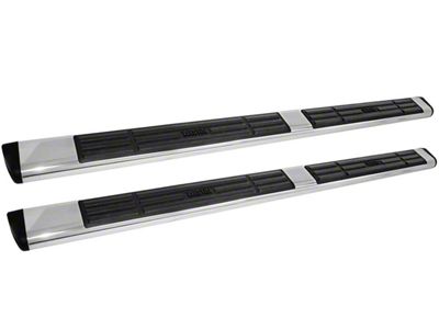 Premier 6 Oval Nerf Side Step Bars with Mounting Kit; Stainless Steel (04-14 F-150 Regular Cab)