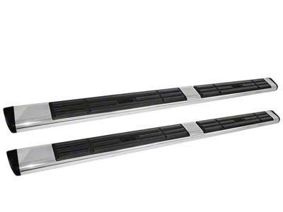 Premier 6 Oval Nerf Side Step Bars with Mounting Kit; Stainless Steel (15-24 F-150 SuperCab)