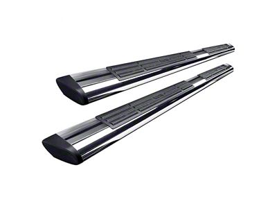 Premier 6 Oval Nerf Side Step Bars with Mounting Kit; Stainless Steel (15-24 F-150 SuperCrew)