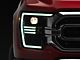 PRO-Series Projector Headlights; Alpha Black Housing; Clear Lens (21-23 F-150 w/ Factory Halogen Headlights)