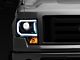 LED C-Bar Projector Headlights; Gloss Black Housing; Smoked Lens (09-14 F-150 w/ Factory Halogen Headlights)