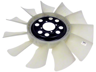 Radiator Clutch Fan Blade; Plastic; 11-Blade (98-11/28/04 F-150)