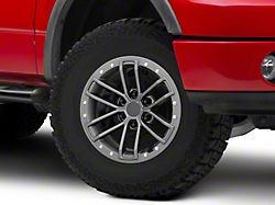 Raptor Beadlock Style Charcoal 6-Lug Wheel; 17x8.5; 34mm Offset (04-08 F-150)