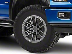 Raptor Beadlock Style Charcoal 6-Lug Wheel; 17x8.5; 34mm Offset (15-20 F-150)