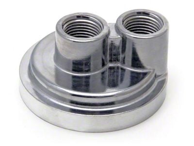 Spin-On Oil Filter Bypass Adapter; 22mm x 1.50 Threads (23-25 F-150 Raptor R)