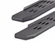 Go Rhino RB30 Running Boards with Drop Steps; Textured Black (15-24 F-150 Super Duty SuperCrew)