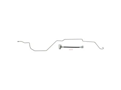 Rear Brake Hose with Steel Line; Passenger Side (99-03 F-150, Excluding Lightning)