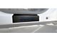 Rear Door Sill Protection with Raptor Logo; Raw Carbon Fiber; Black and Blue (15-24 F-150 SuperCrew)