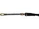 Rear Parking Brake Cable; Passenger Side (1999 F-150 Regular Cab w/ 8-Foot Bed, SuperCab w/ 6-1/2-Foot Bed)