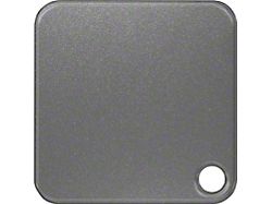 Rear Tailgate Letter Inserts; Carbonized Gray (21-24 F-150 w/o Tailgate Applique)