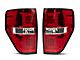 Version 2 Light Bar LED Tail Lights; Chrome Housing; Red/Clear Lens (09-14 F-150 Styleside)