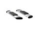 Regal 7-Inch Oval Side Step Bars without Mounting Brackets; Polished Stainless (04-24 F-150 Regular Cab)