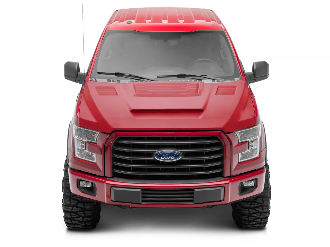 F-150 RIP Style Ram Air Cooling Hood; Unpainted (15-20 F-150, Excluding ...