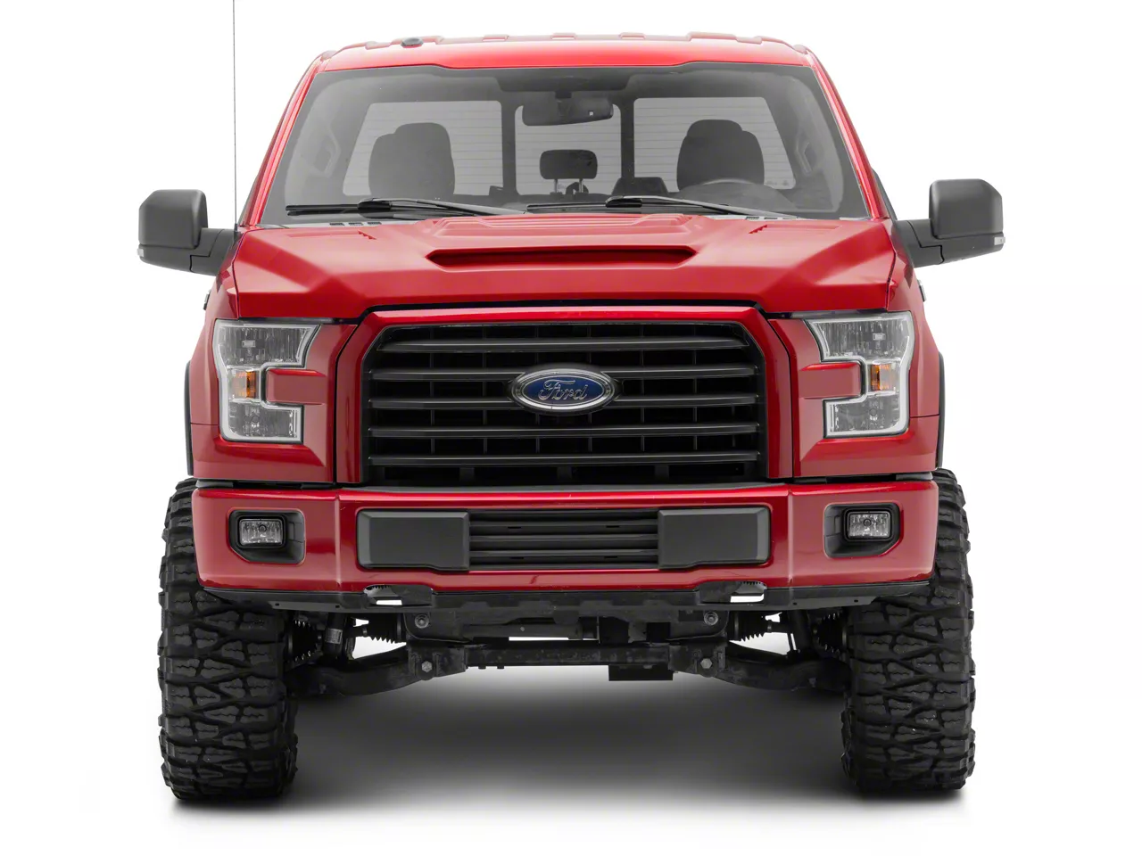 F-150 RIP Style Ram Air Cooling Hood; Unpainted (15-20 F-150, Excluding ...